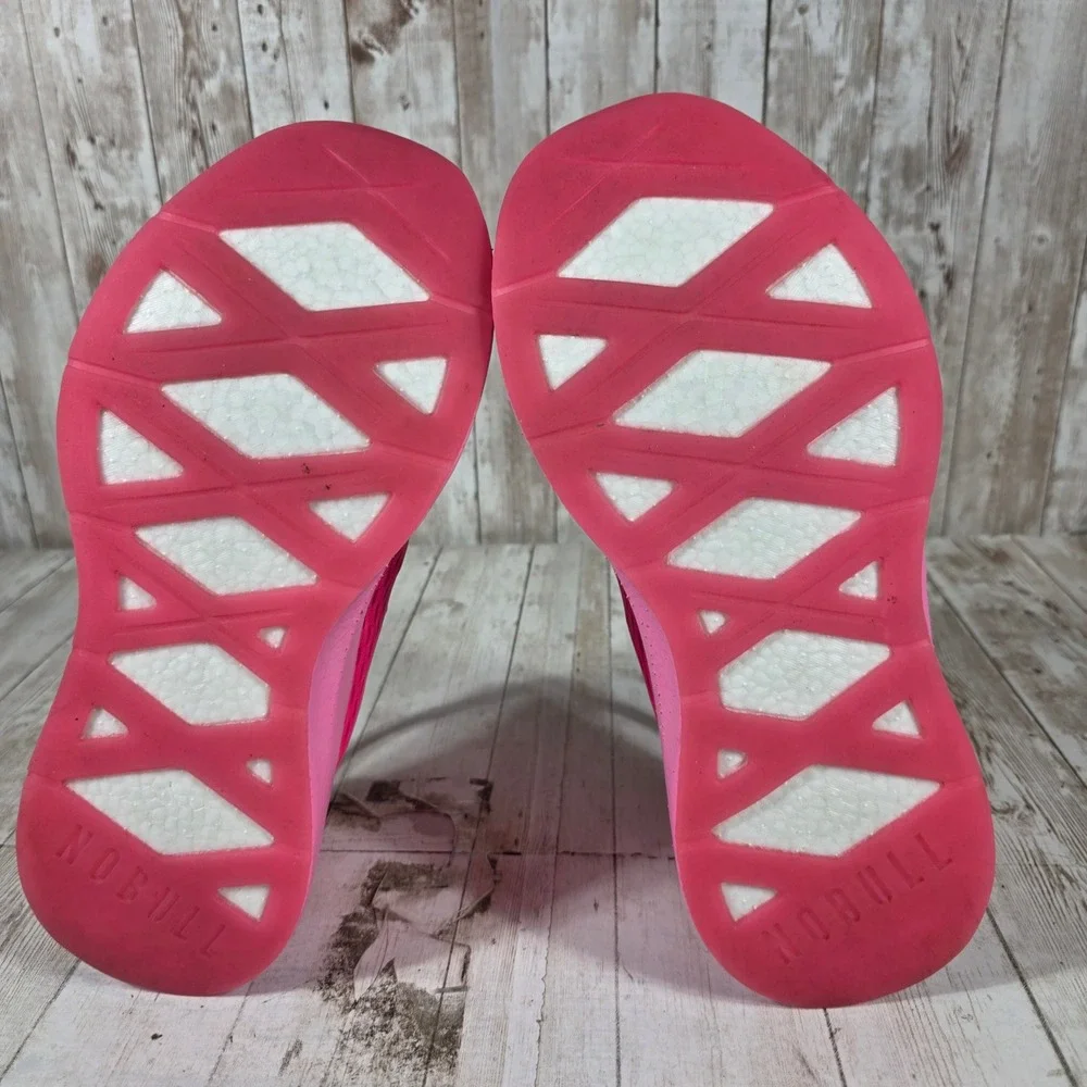 NOBULL Pink Mesh Runner Women 6.5 Low Top Athletic Training Running Shoes